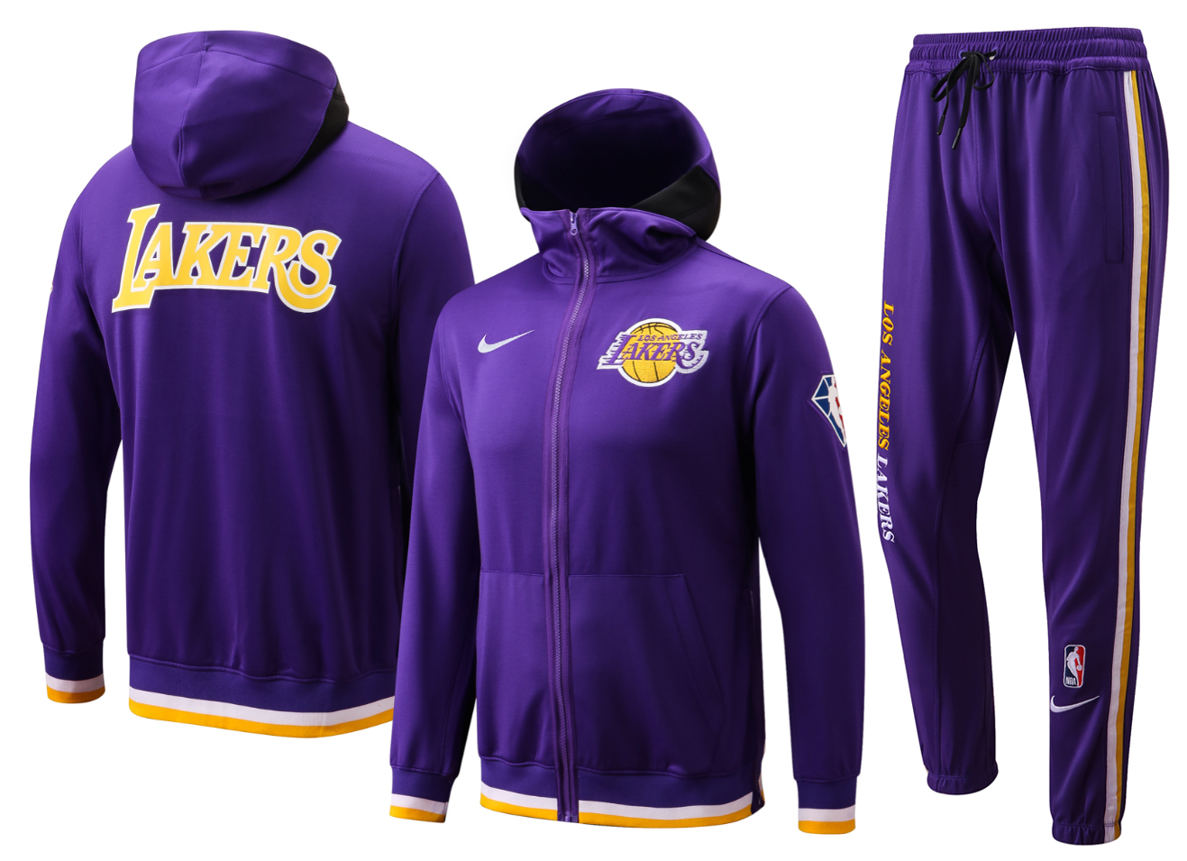 Men Los Angeles Lakers purple  2024 NBA Nike Training suit->los angeles lakers->NBA Jersey